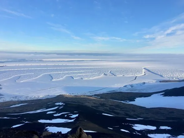 Cape Crozier from the hill