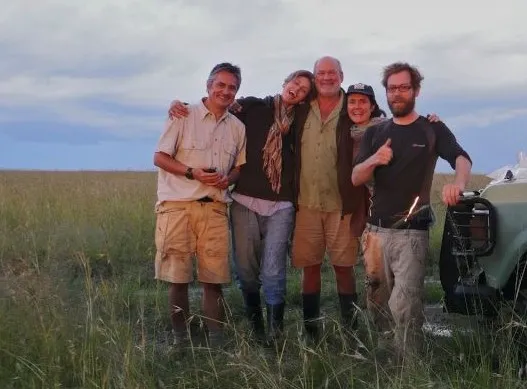Lion team PEL 2012 The Planet Earth Live lion filming team