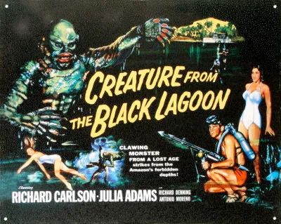 Poster for the movie 'Creature from the Black Lagoon'