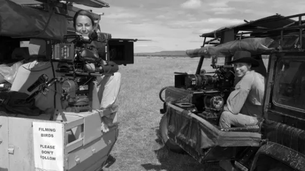 Sue Gibson with Amira, Sophie with Red Carbon Dragon Amira vs Epic - each with their own 4x4